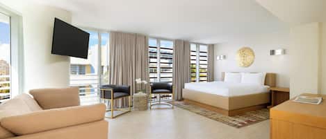Suite Junior, 1 trÚs grand lit et 1 canapé-lit, balcon (Juliette) | Coffre-fort pour ordinateur portable