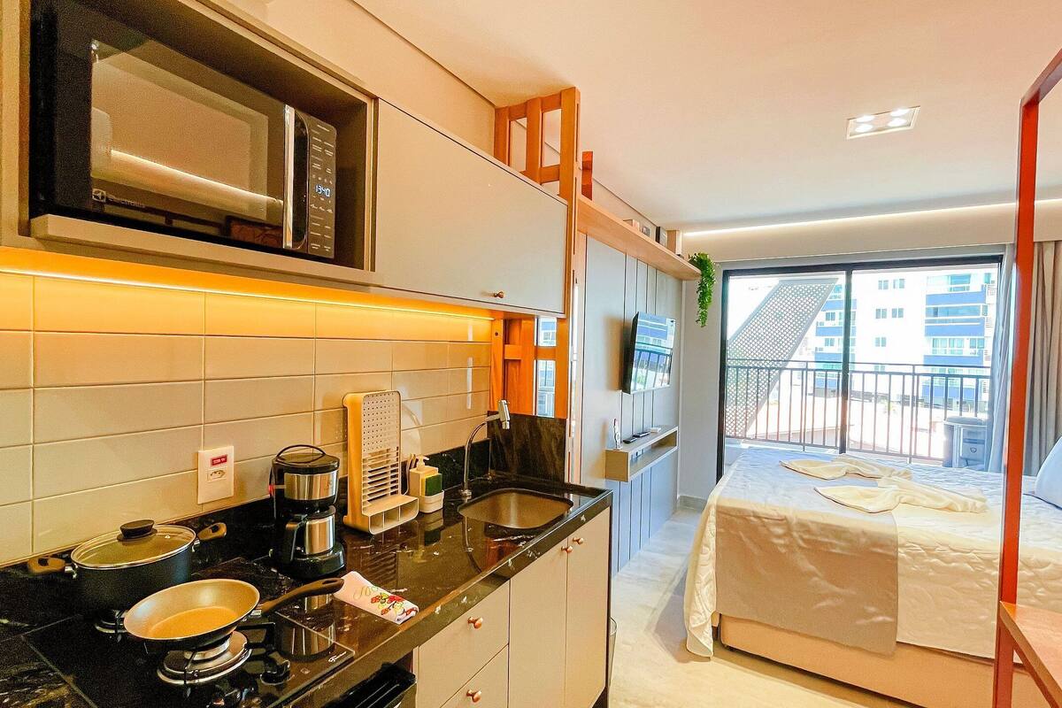 Apartment | Peralatan tempat tidur hipoalergenik, Wi-fi percuma 