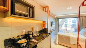 Hypo-allergenic bedding, free WiFi - Studios Vista Lateral do Mar - By LIVING (João Pessoa)