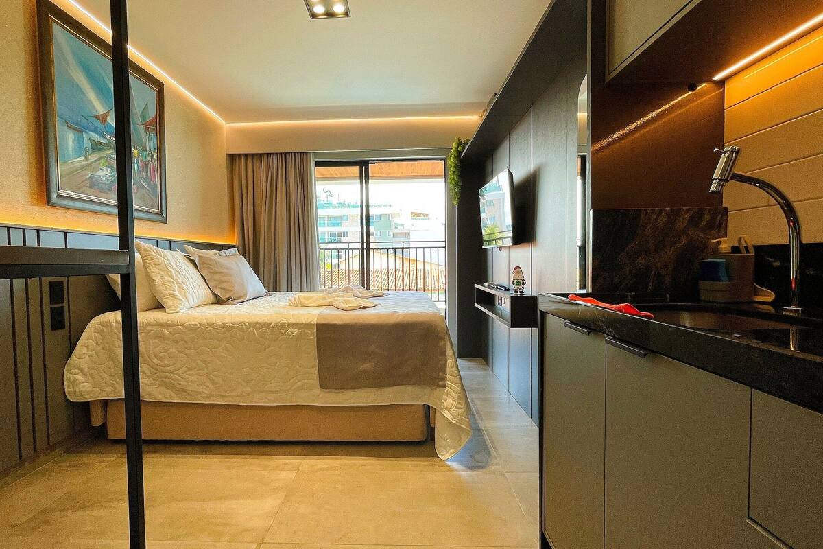 Apartment | Peralatan tempat tidur hipoalergenik, Wi-fi percuma 
