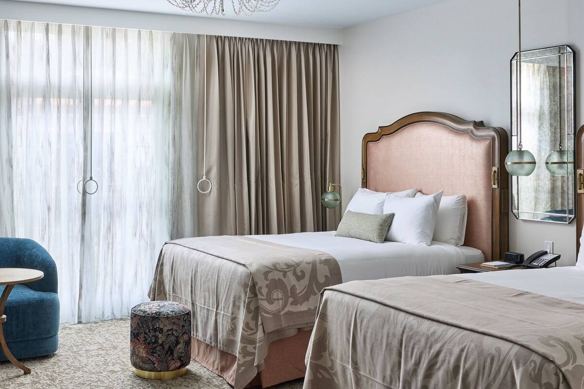 Frette Italian sheets, premium bedding, memory foam beds, in-room safe