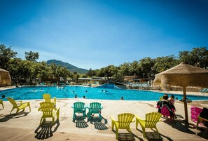 Pool - ZEcamping 5* familial parc aquatique dog friendly locatif TV LV BBQ (Argeles-sur-Mer)