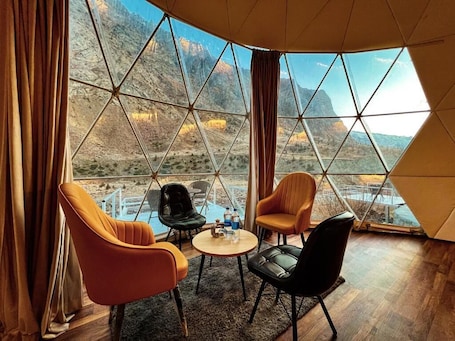 Interior. YOLO Outdoors | Riverside Luxury Domes & Glamping — Jispa