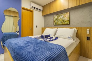 Căn hộ cơ bản | 1 phòng ngủ, màn/rèm cản sáng, bộ trải giường 