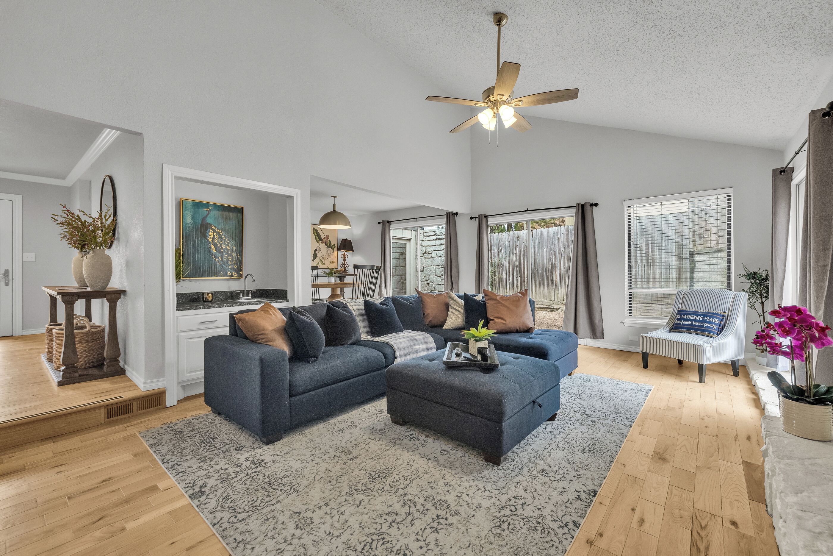 Smart TV, ping pong, books