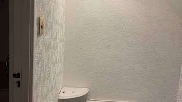 Towels, soap, toilet paper