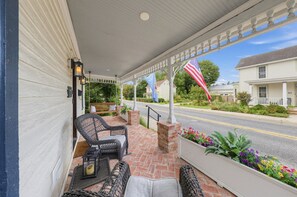 Front Porch | Wicker Seating | Street View