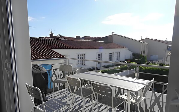 Outdoor dining - La maison du marché – Balcony (La Tranche-sur-Mer)