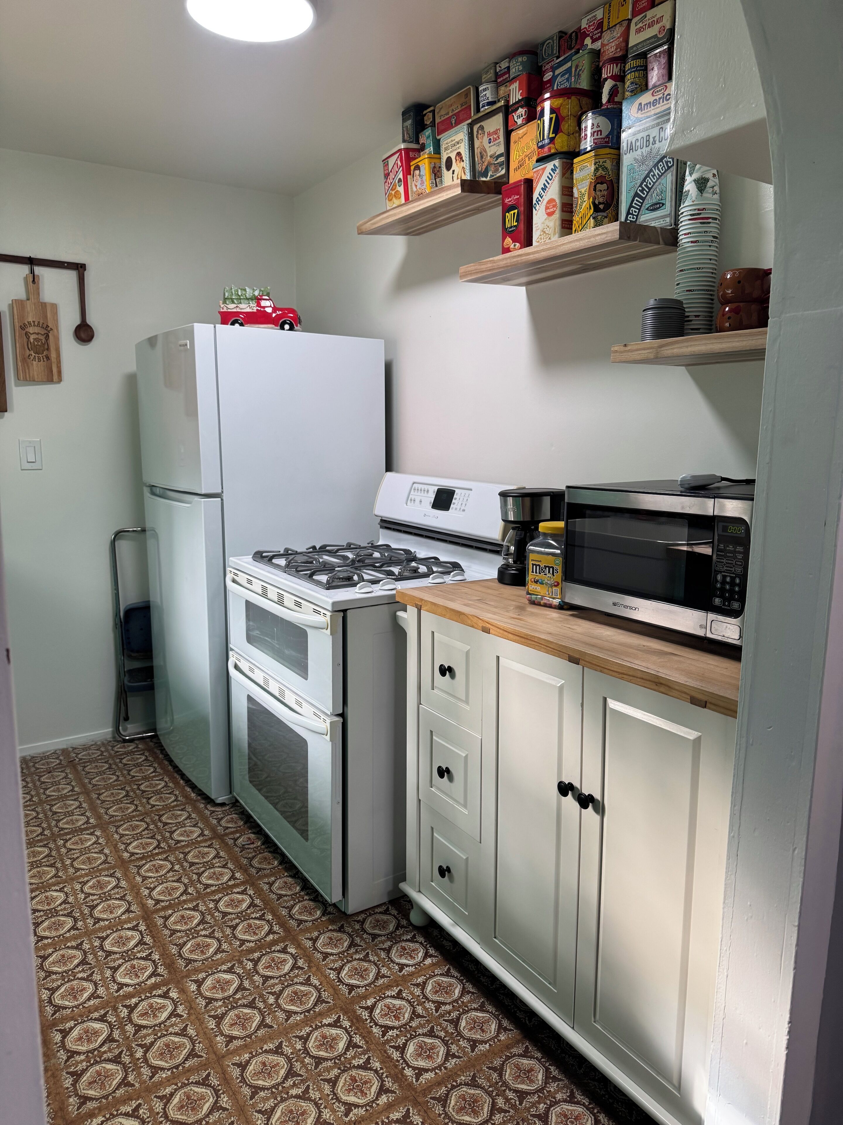 Micro-ondas, fogão, cooktop