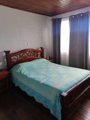 1 slaapkamer, een strijkplank/strijkijzer, wifi, beddengoed