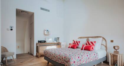 Chambre avec vue vignes - Les Vallerots