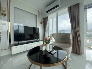 Apartment, 2 Bedrooms, Accessible, Smoking | Living room - 2 Bed Room Sea View Great Place 2 (Pattaya)