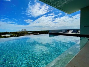 Outdoor pool - Walkable Punta Cana Village Apartment • Near Airport • Beaches & Cap Cana (Punta Cana)