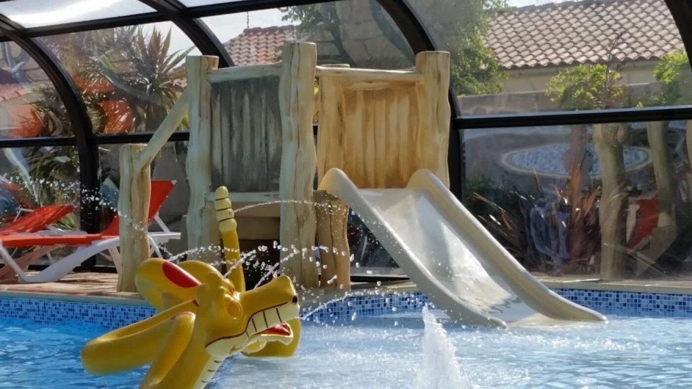 Indoor pool, a heated pool