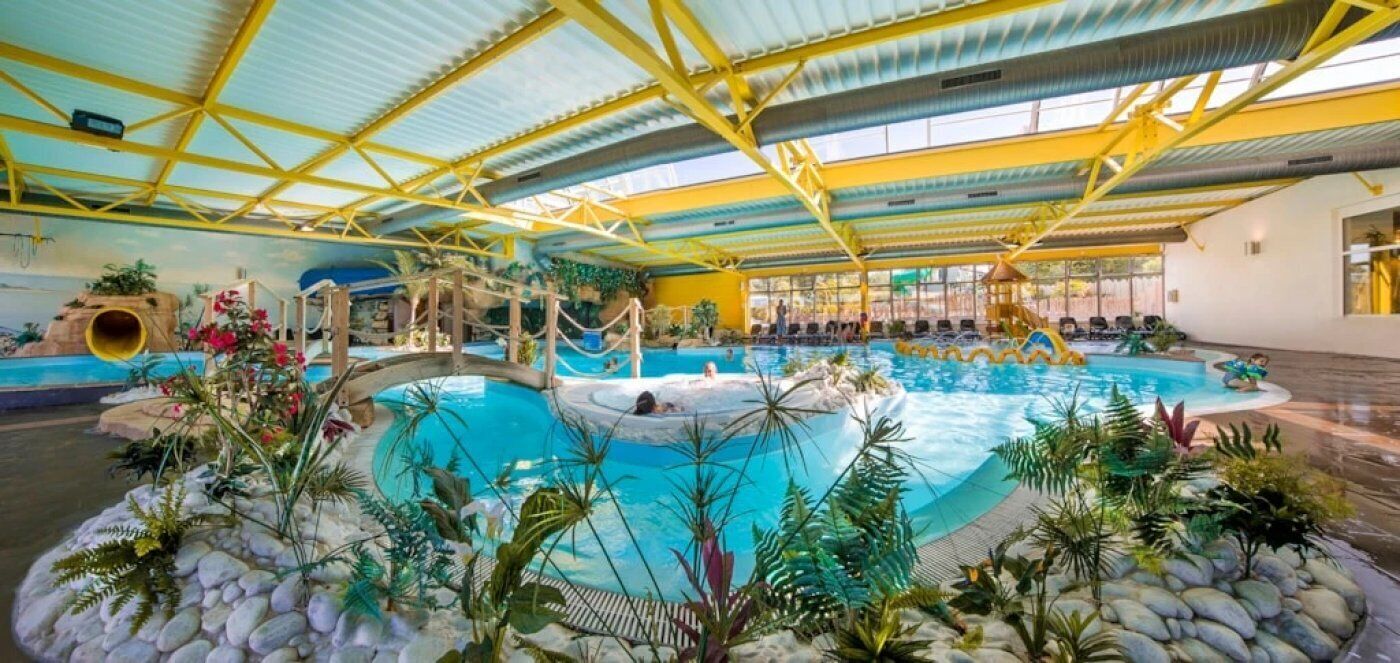 Indoor pool, a heated pool