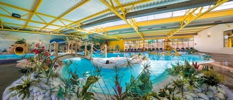 Indoor pool, a heated pool
