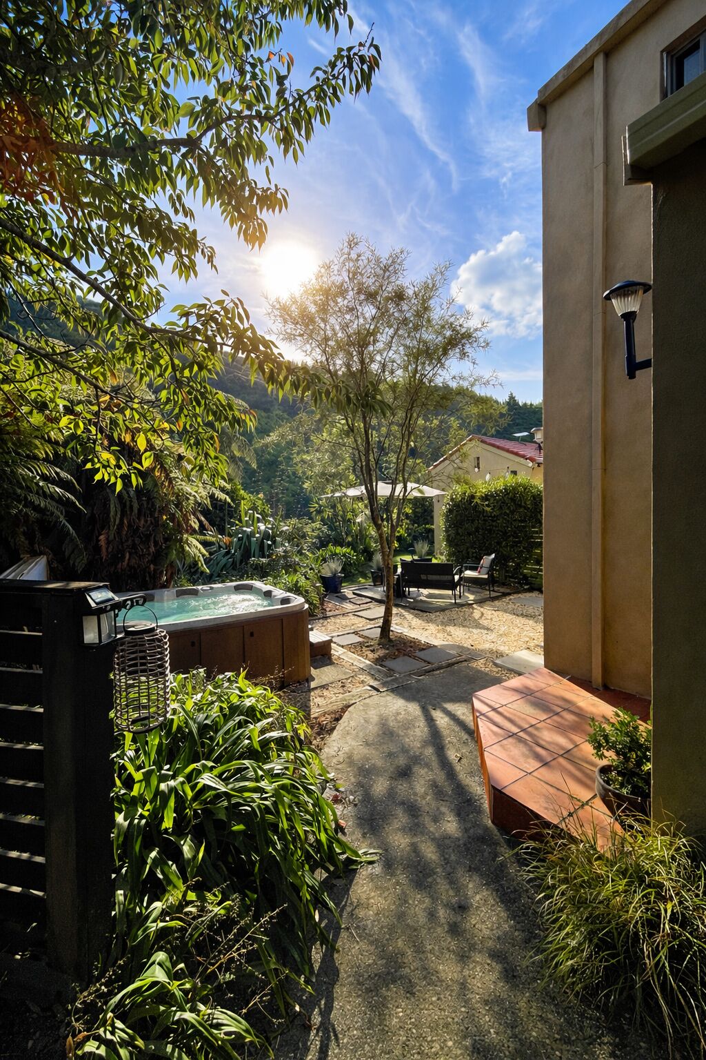 Bain à remous extérieur