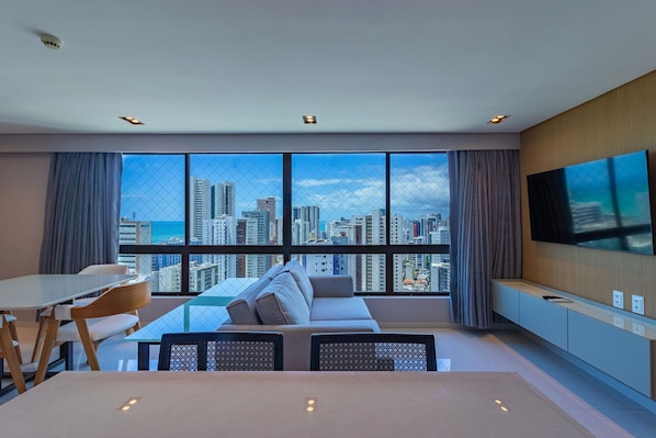 Basic Apartment | Living area - Homes Stay #2307 - Flat em Recife by Carpediem (Recife)