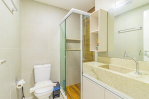 Basic Apartment | Bathroom - Villa Del Mar #102 - Flat in Ipojuca by Carpediem (Ipojuca)
