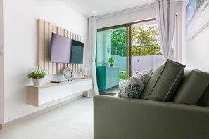 Basic Apartment | Living area - Porto Male #01 Apartment With Pool by Carpediem (Ipojuca)