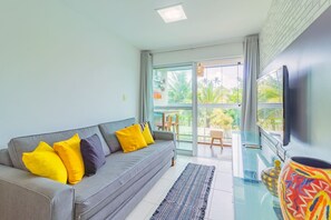 Living area - Porto Plaza #210 - Triple Flat by Carpediem (Ipojuca)