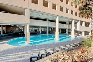 Pool - Luxury 2-Bedroom Oceanview from Balcony at the Bahama Sands Resort (North Myrtle Beach)