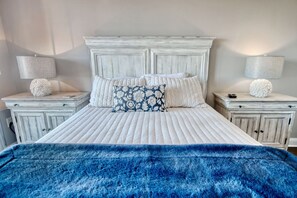 Iron/ironing board, WiFi, bed sheets, wheelchair access - Luxury 2-Bedroom Oceanview from Balcony at the Bahama Sands Resort (North Myrtle Beach)