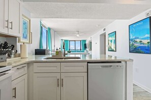 Fridge, microwave, stovetop, dishwasher - Sands Beach Club 2BR Ocean Front Condo 728 (Myrtle Beach)
