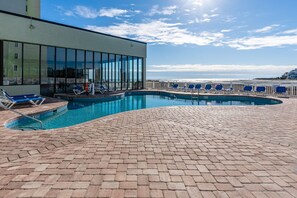 Pool - Sands Beach Club 2BR Ocean Front Condo 728 (Myrtle Beach)