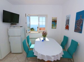Dining - Two Bedroom Apartment with Terrace and Sea View (Pag)