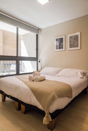 2 bedrooms, iron/ironing board, free WiFi, bed sheets - Modern 2BR2BA Apartment in Downtown Santiago (Santiago)