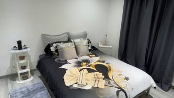 1 chambre, fer et planche Ă repasser, Wi-Fi, draps fournis