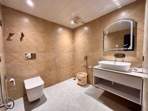 Superior Double Room, Hill View | Bathroom | Free toiletries, hair dryer, towels, soap - Royal grand Kashmir (Srinagar)