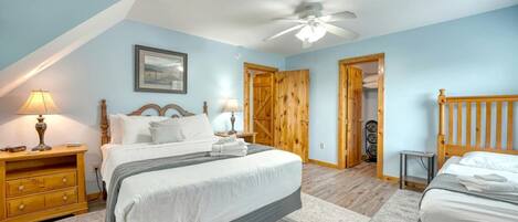 3 habitaciones, wifi y ropa de cama