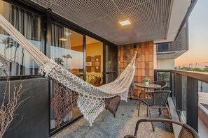 Eenvoudig appartement | Terras