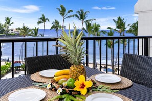 Condo, Multiple Beds (Kona By The Sea 417) | Outdoor dining - Kona By The Sea 417 (Kailua-Kona)