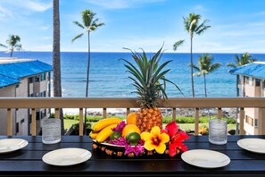 Condo, 1 King Bed with Sofa bed (Kona Reef F-23) | Outdoor dining - Kona Reef F-23 (Kailua-Kona)