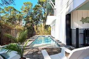 Outdoor pool, a heated pool - Whimsy! New ! Sleeps 19 with Pool! (Santa Rosa Beach)