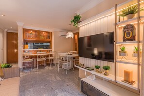 Basic Apartment | Living area - Nautical #604 - Space and Comfort by Carpediem (Fortaleza)
