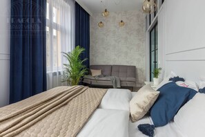 3 bedrooms, iron/ironing board, free WiFi - Apartment Turquoise. (Kraków)
