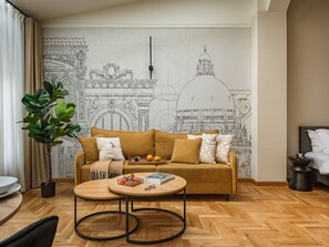 TV - Art Palace 58m apartment with mezzanine (Kraków)