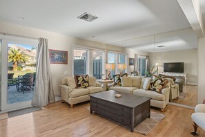 Villa, Multiple Beds, Patio (724 Schooner Court) | Living area - 724 Schooner Court at The Sea Pines Resort (Hilton Head Island)
