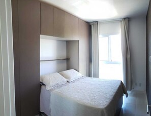 1 bedroom, WiFi, bed sheets - Cozy apartment in a condominium with complete leisure facilities. (Ipojuca)