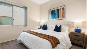 1 bedroom, iron/ironing board, travel crib, free WiFi