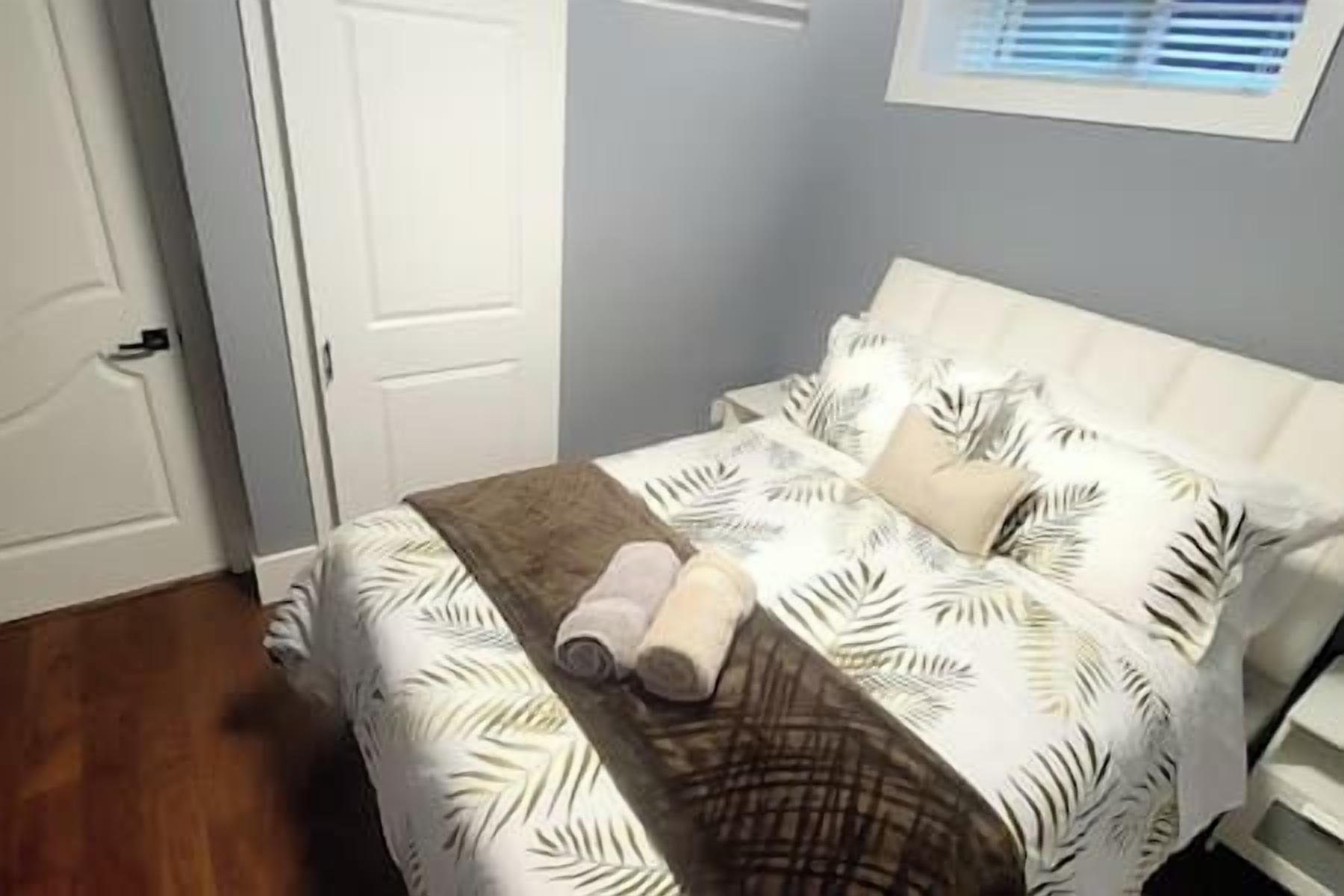 2 bedrooms, iron/ironing board, travel crib, WiFi