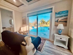 Living area - Bring Boat! Heated Pool & Spa/Kayaks/Bikes/Fishing (Stuart)