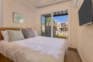Deluxe Villa, Partial Ocean View | Down comforters, pillowtop beds, individually decorated - Villas The Tides by Playa Caracol Resort (Punta Chame)