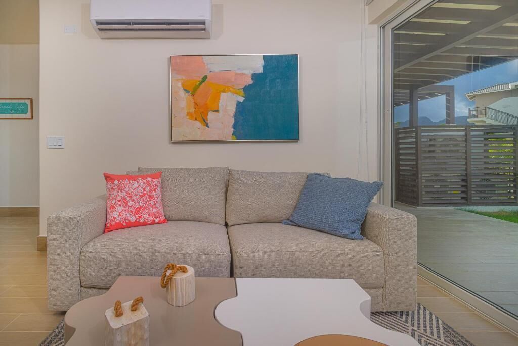 Villa Deluxe, vue partielle sur l'océan | Coin séjour