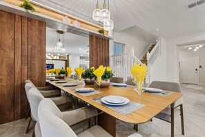 Dining - 5BR w Pool Grill, Game Lounge & Indoor Slide 16165 (Clermont)