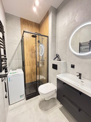 Hair dryer, towels, toilet paper - Apartamenty Styczyńskiego 2 (Katowice)